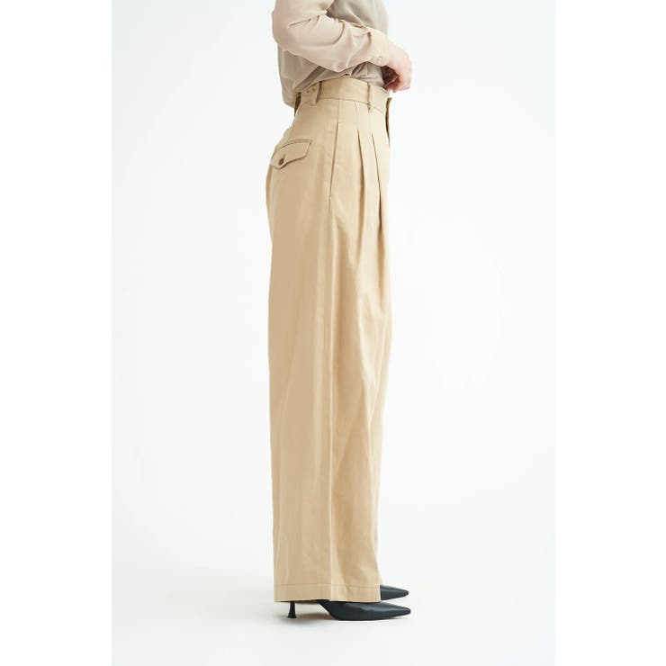 Women's LIGHT CHINO TROUSERS | LaunchPark | 詳細画像5 