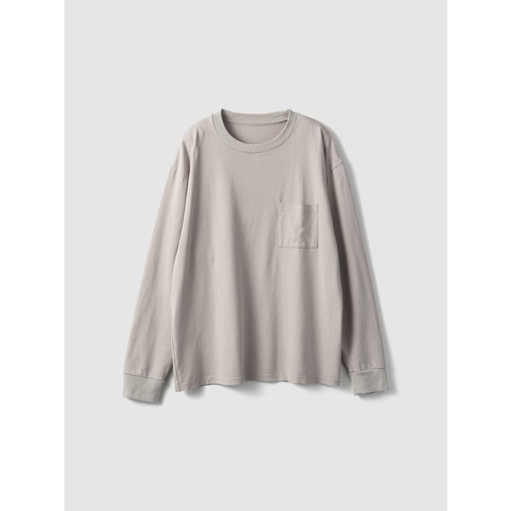 LIGHT GREY | Genderless COMFORT L/S T-SHIRT | LaunchPark