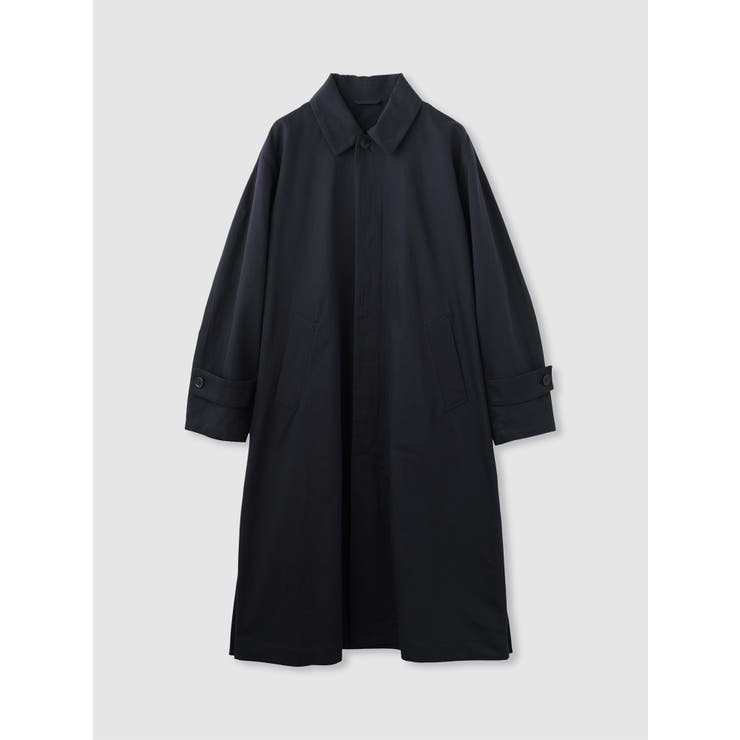 NAVY | Men's LIGHT SOUTIEN COLLAR COAT | LaunchPark