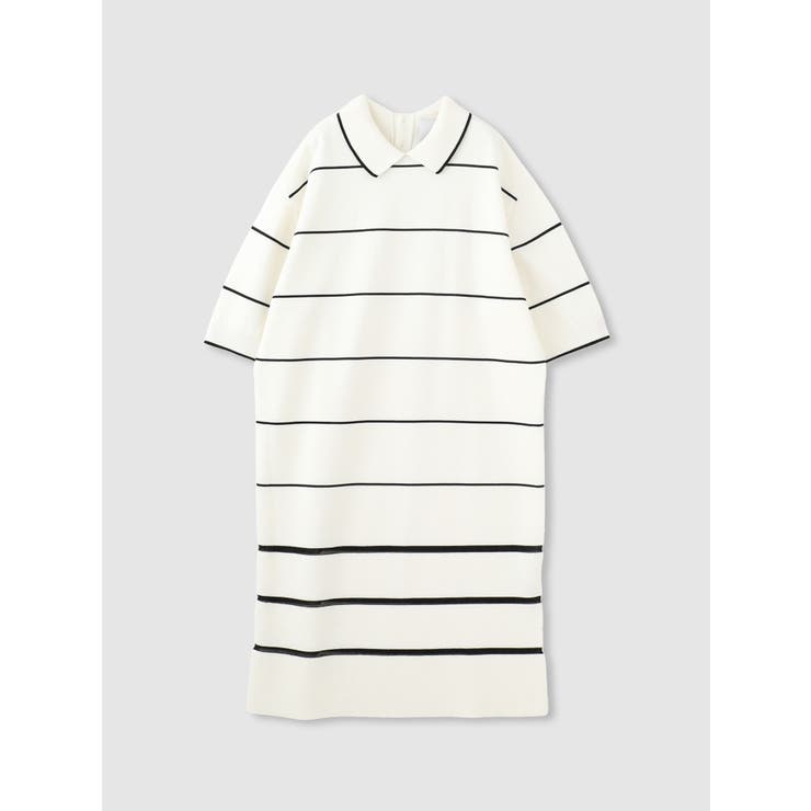 WHITE | CT COLLAB KNITTED DRESS | LaunchPark