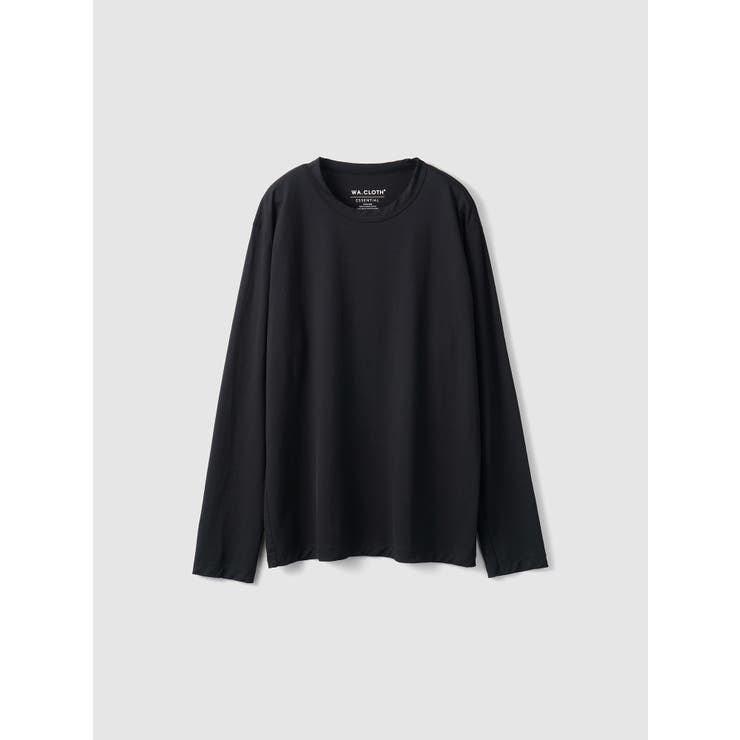 BLACK | Genderless PERFECT L/S T-SHIRT | LaunchPark