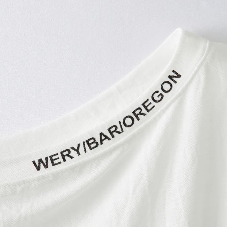 ボートネックバック英字カッティングTシャツ | LAYLA | 詳細画像7 