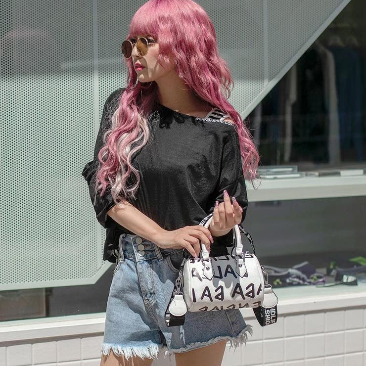 ボートネックバック英字カッティングTシャツ | LAYLA | 詳細画像3 