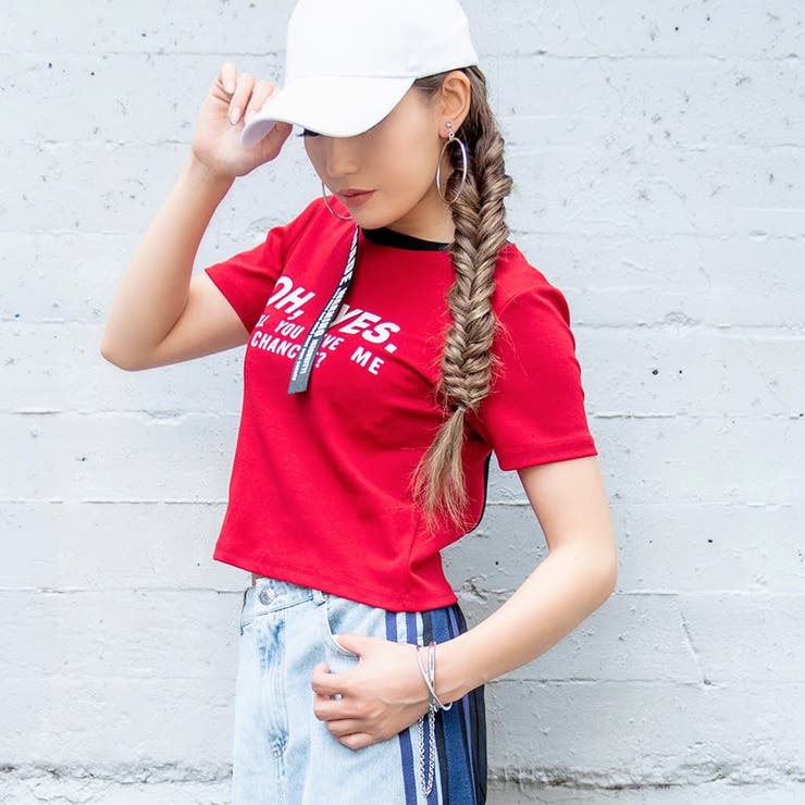 背中開き女っぽチビTシャツ[品番：LYLW0000133]｜LAYLA（ライラ