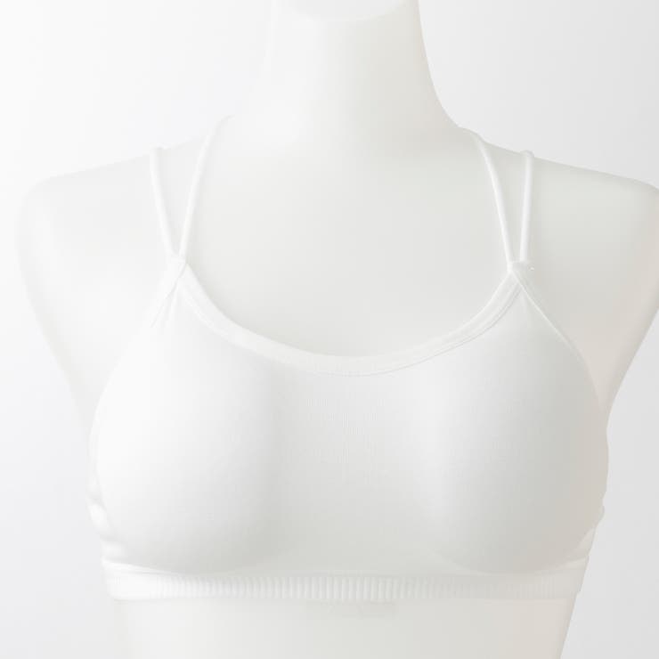 ホワイト | 盛れるカップ付カラフルブラトップ レディースファッション通販 キャミ | LAYLA