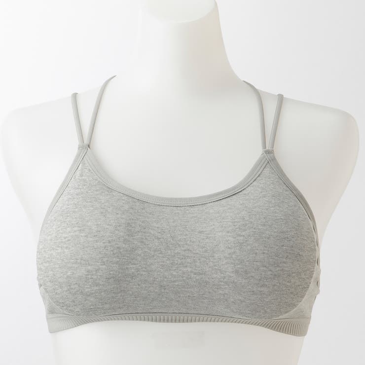 グレー | 盛れるカップ付カラフルブラトップ レディースファッション通販 キャミ | LAYLA