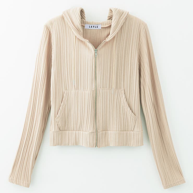 【韓国発】変形プリーツリラクシングパーカー レディースファッション通販 トップス | LAYLA | 詳細画像14 