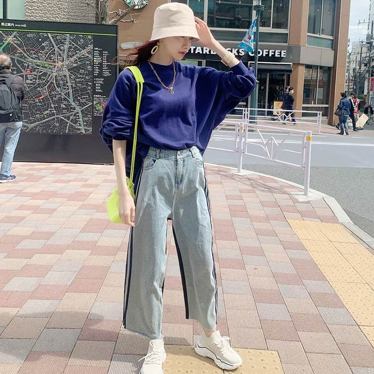 バックネオンロゴ使いビッグプルオーバー 超BIG スウェット | LAYLA | 詳細画像3 