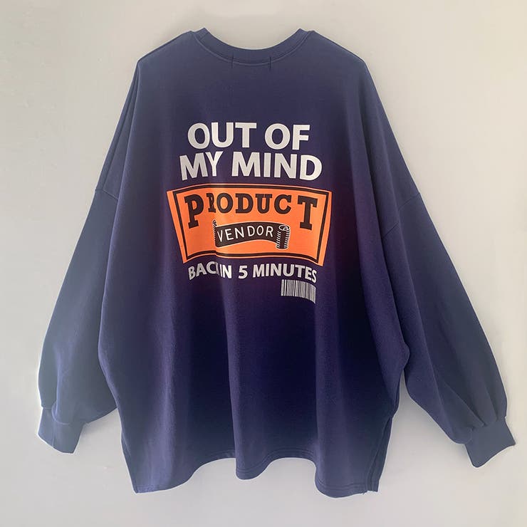 バックネオンロゴ使いビッグプルオーバー 超BIG スウェット | LAYLA | 詳細画像17 