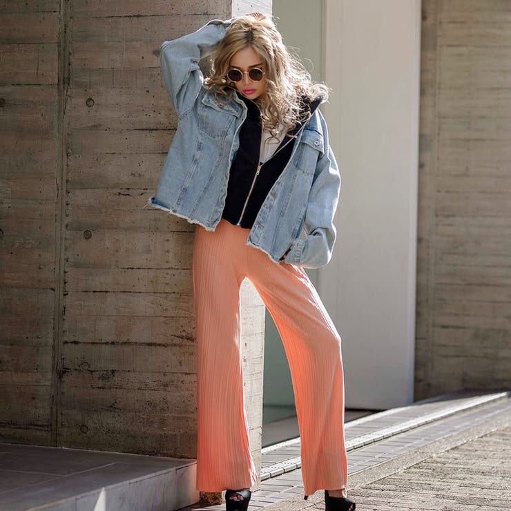 【韓国発】変形プリーツリラクシングワイドパンツ レディースファッション通販 ワイ… | LAYLA | 詳細画像5 