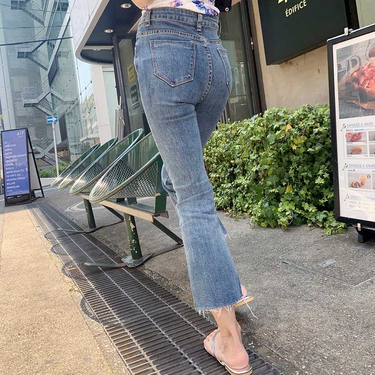 前スリットセンターラインデニムパンツ レディースファッション通販 デニムパンツ | LAYLA | 詳細画像7 