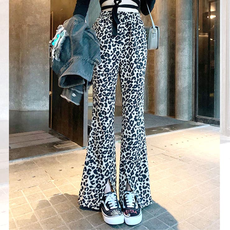 ヒョウ柄プリントハイウエストルーズパンツ ファッション通販 レディース 品番 Lylw Layla ライラ のレディースファッション 通販 Shoplist ショップリスト