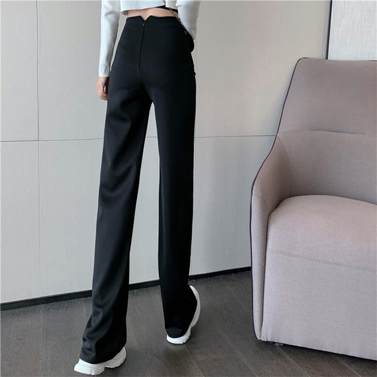 ハイウエストスタイルアップルーズパンツ ファッション通販 女性 | LAYLA | 詳細画像5 