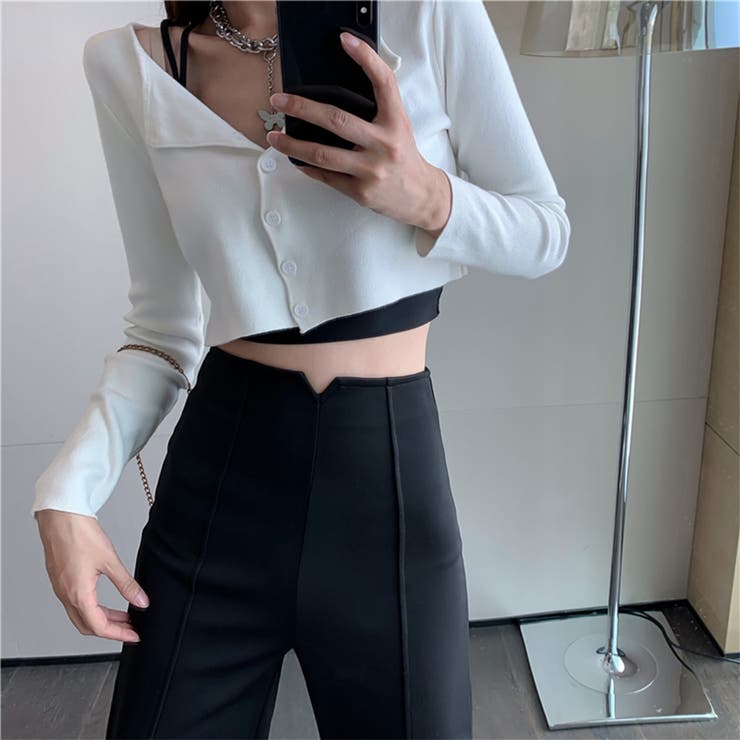 ハイウエストスタイルアップルーズパンツ ファッション通販 女性 | LAYLA | 詳細画像6 