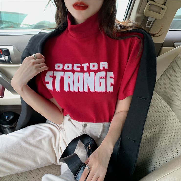 バブルスリーブプチハイネックロゴTシャツ ファッション通販 女性 | LAYLA | 詳細画像12 