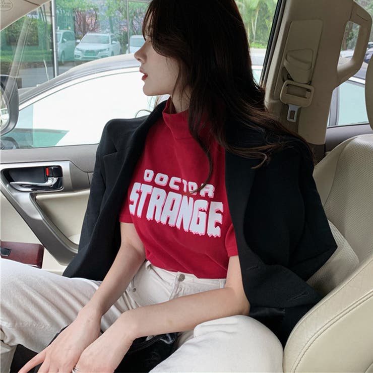 バブルスリーブプチハイネックロゴTシャツ ファッション通販 女性 | LAYLA | 詳細画像13 