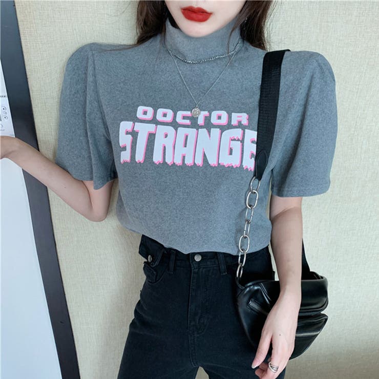 バブルスリーブプチハイネックロゴTシャツ ファッション通販 女性 | LAYLA | 詳細画像14 