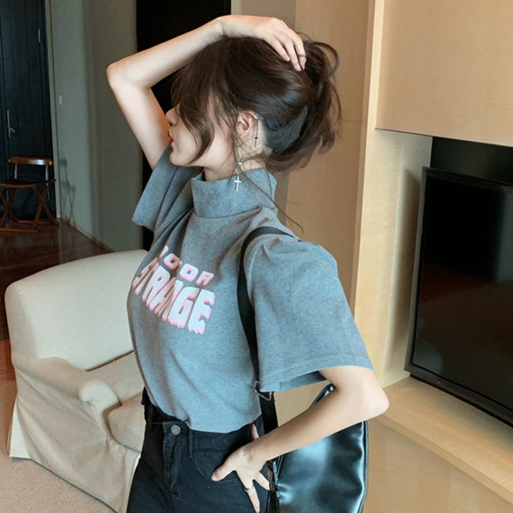 バブルスリーブプチハイネックロゴTシャツ ファッション通販 女性 | LAYLA | 詳細画像19 
