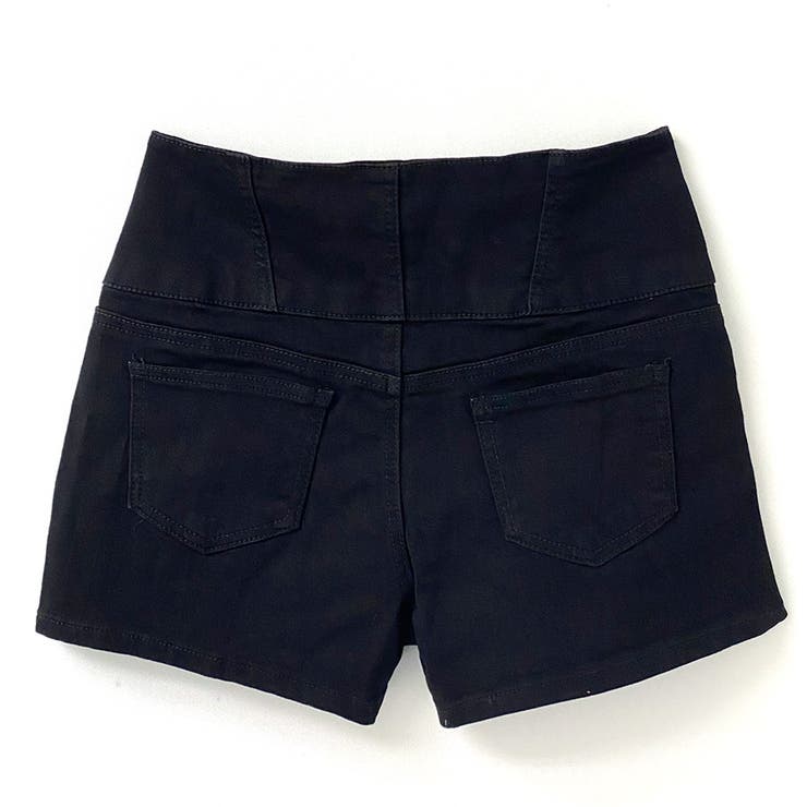 黒 ショートパンツ ボタン付き 1.jpg