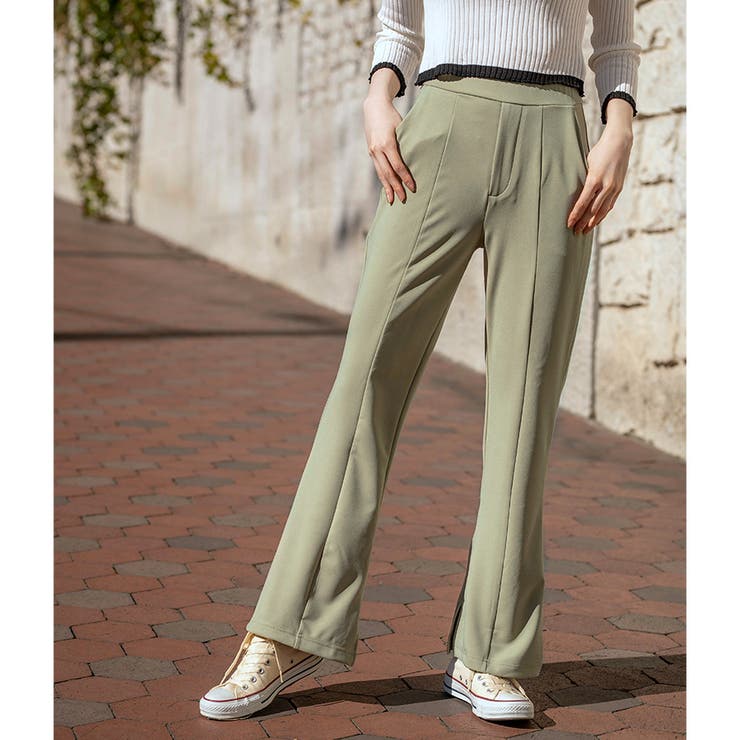 裾スリット美脚フレアーパンツ ファッション通販 女性 | LAYLA | 詳細画像16 