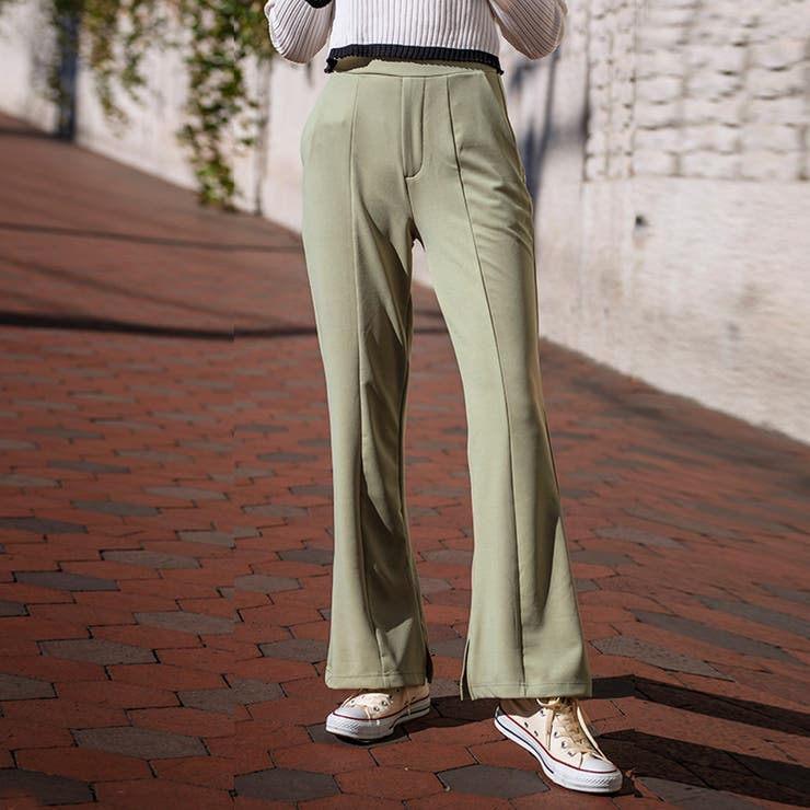 裾スリット美脚フレアーパンツ ファッション通販 女性 | LAYLA | 詳細画像15 