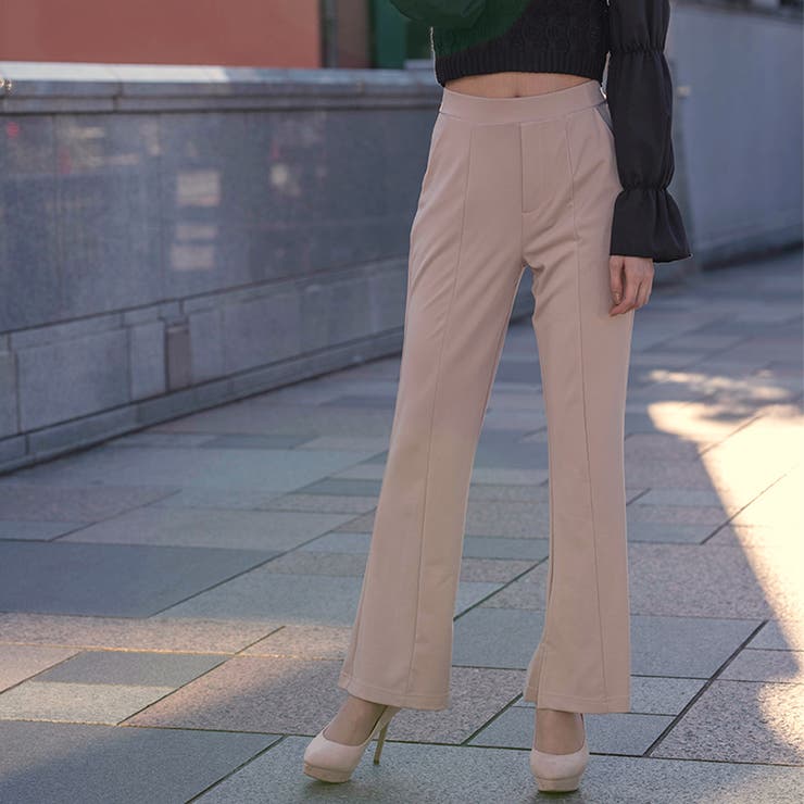 裾スリット美脚フレアーパンツ ファッション通販 女性 | LAYLA | 詳細画像4 