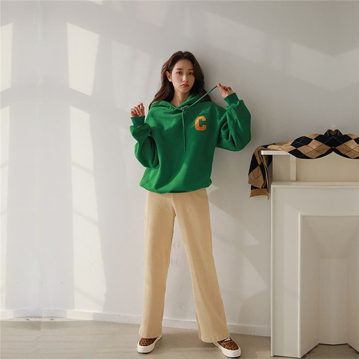 リブワイドカラーパンツ 女性 レディース | LAYLA | 詳細画像5 