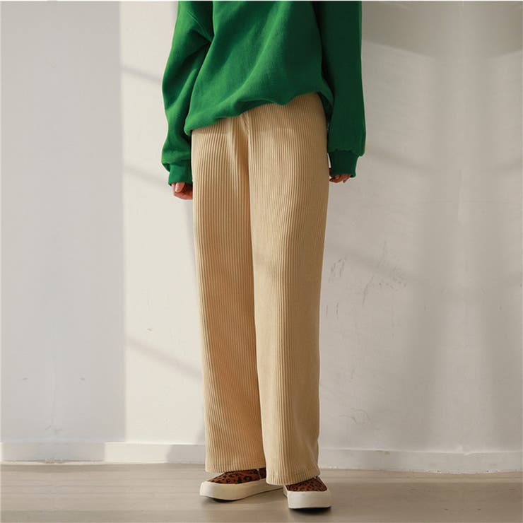 リブワイドカラーパンツ 女性 レディース | LAYLA | 詳細画像7 