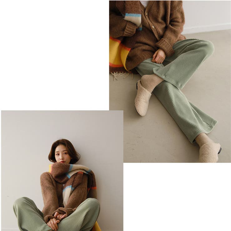 リブワイドカラーパンツ 女性 レディース | LAYLA | 詳細画像16 