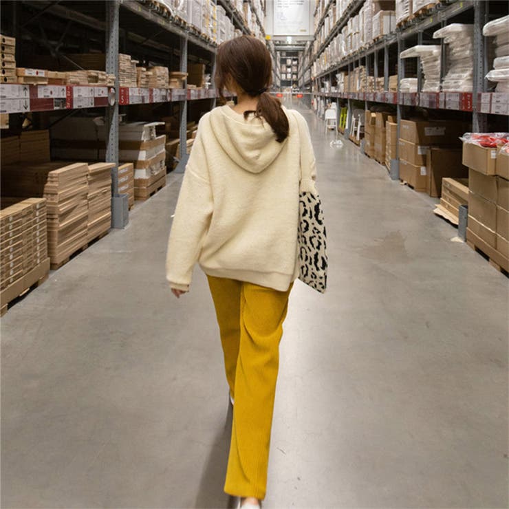 リブワイドカラーパンツ 女性 レディース | LAYLA | 詳細画像18 