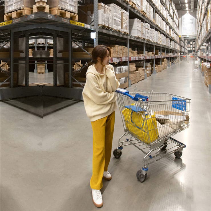 リブワイドカラーパンツ 女性 レディース | LAYLA | 詳細画像19 