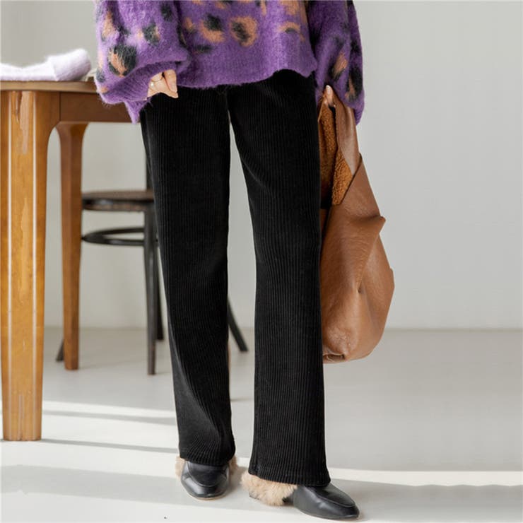 リブワイドカラーパンツ 女性 レディース | LAYLA | 詳細画像24 