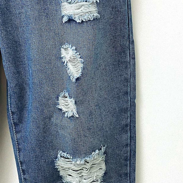 デニムブロークンイージーマムパンツ ファッション通販 女性 | LAYLA | 詳細画像17 