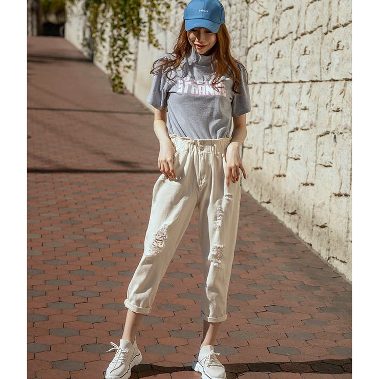 ブロークンイージーマムパンツ ファッション通販 女性 | LAYLA | 詳細画像1 