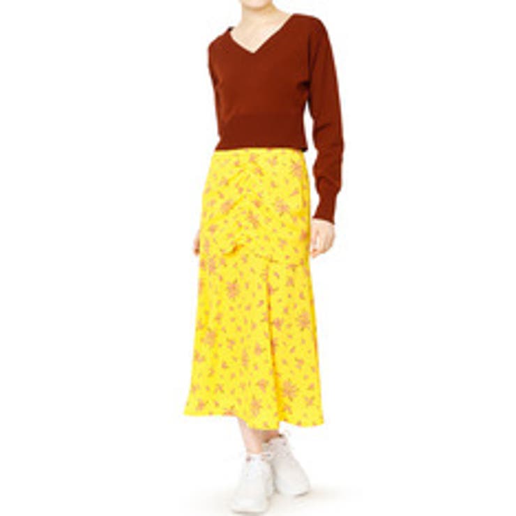 Floral Print Layered Skirt | LE CIEL BLEU outlet | 詳細画像2 