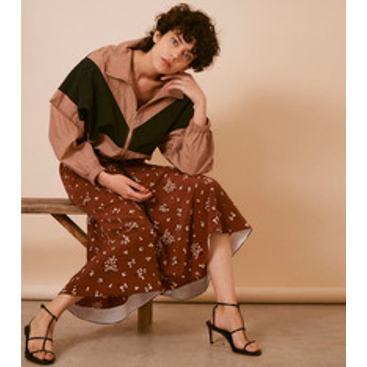Floral Print Layered Skirt | LE CIEL BLEU outlet | 詳細画像9 
