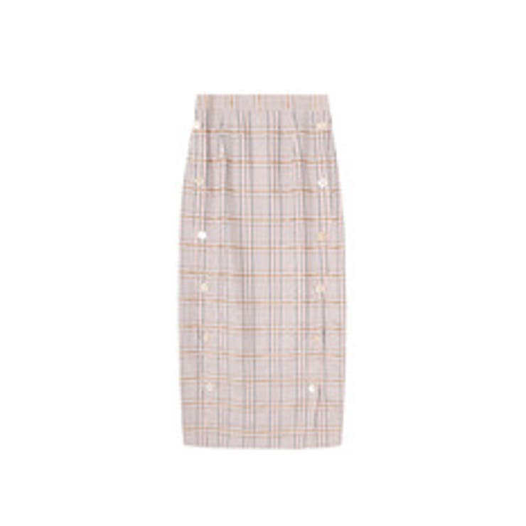 Woven Check Line Skirt | LE CIEL BLEU outlet | 詳細画像1 
