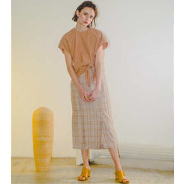 Woven Check Line Skirt | LE CIEL BLEU outlet | 詳細画像2 