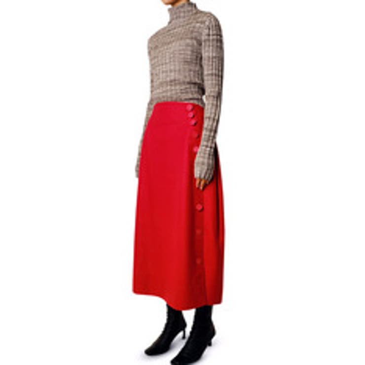 Wool Melton Jersey Skirt | LE CIEL BLEU outlet | 詳細画像2 
