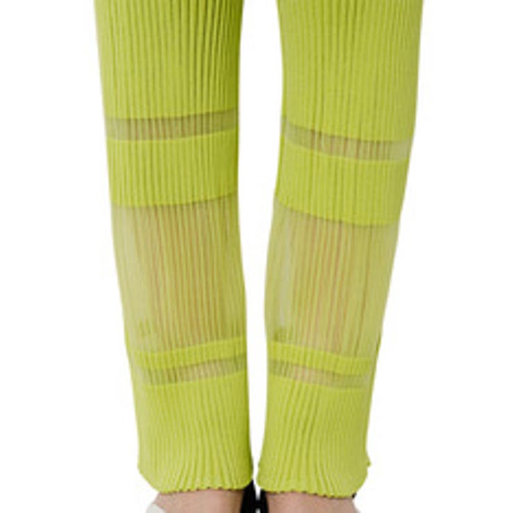 Transparent Rib Knit Pants | LE CIEL BLEU outlet | 詳細画像5 