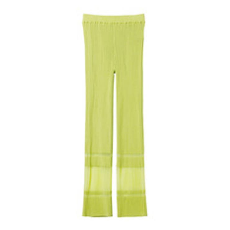 Transparent Rib Knit Pants | LE CIEL BLEU outlet | 詳細画像6 