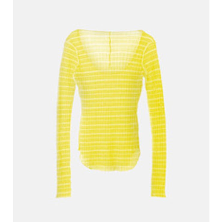 Teleco Rib Border Tops | LE CIEL BLEU outlet | 詳細画像1 
