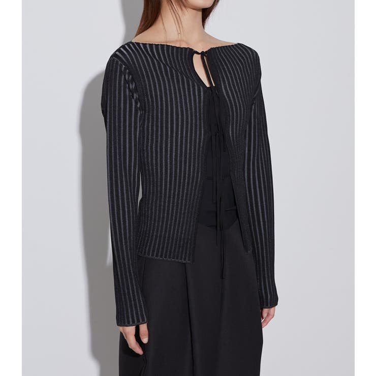 Lace-up Rib Knit | LE CIEL BLEU outlet | 詳細画像6 