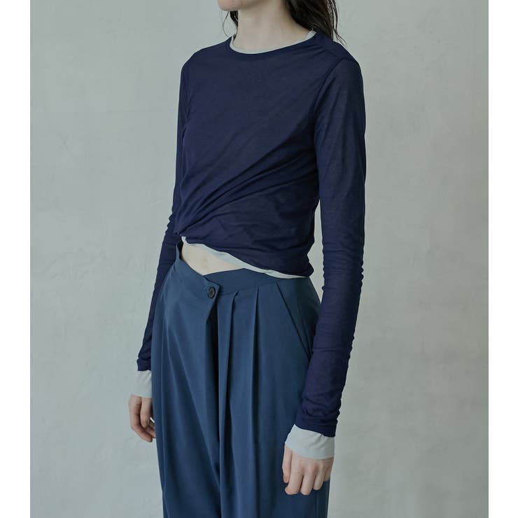 Double Layered Sheer Top | LE CIEL BLEU outlet | 詳細画像3 