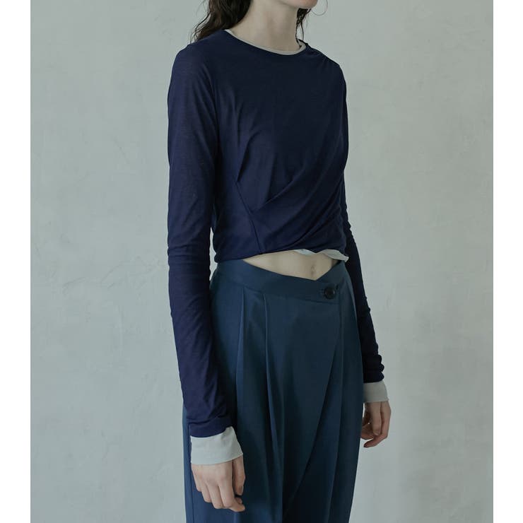 Double Layered Sheer Top | LE CIEL BLEU outlet | 詳細画像4 