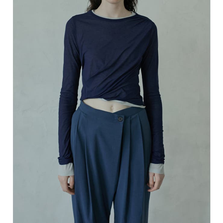 Double Layered Sheer Top | LE CIEL BLEU outlet | 詳細画像5 