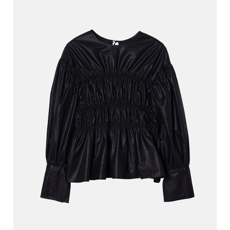 Back Ribbon Shirring Blouse | LE CIEL BLEU outlet | 詳細画像15 
