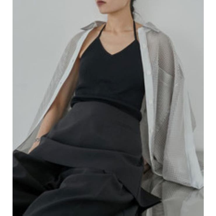 Halterneck Knit | LE CIEL BLEU outlet | 詳細画像1 