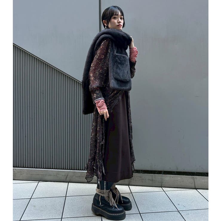 Faux Mink Scarf | LE CIEL BLEU outlet | 詳細画像6 