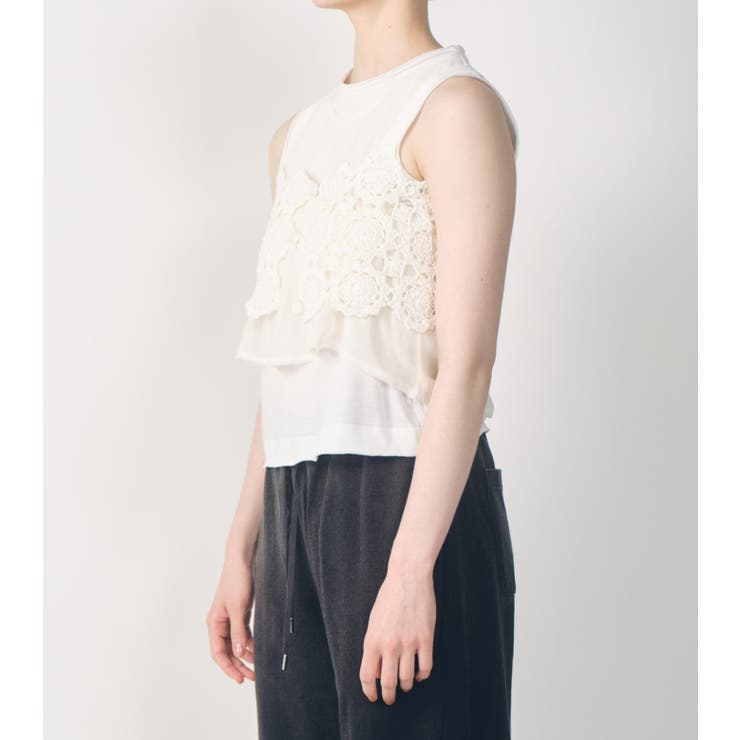 Hand-Crocheted F | LE CIEL BLEU outlet | 詳細画像2 